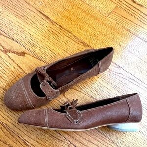 Rafe New York Vero Cuoio Women’s Tassel Vintage 70s Mary Jane’s Size 38.5